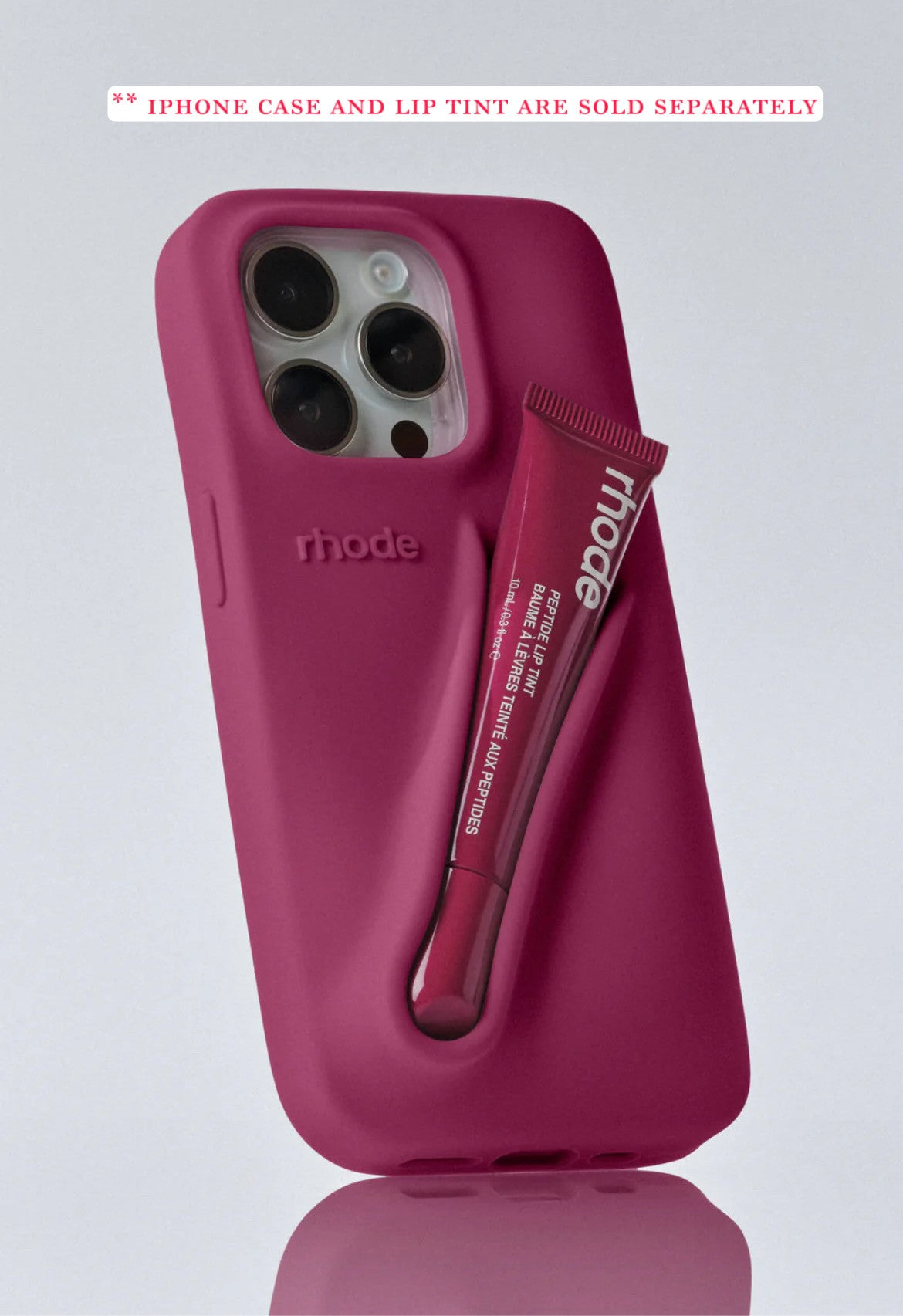 IPHONE CASE ONLY** Rhode Fall Lip Case RASPBERRY JELLY (Lip Tint Not – 24TH ERA IPHONE CASE ONLY** Rhode Fall Lip Case RASPBERRY JELLY (Lip Tint Not – 24TH ERA