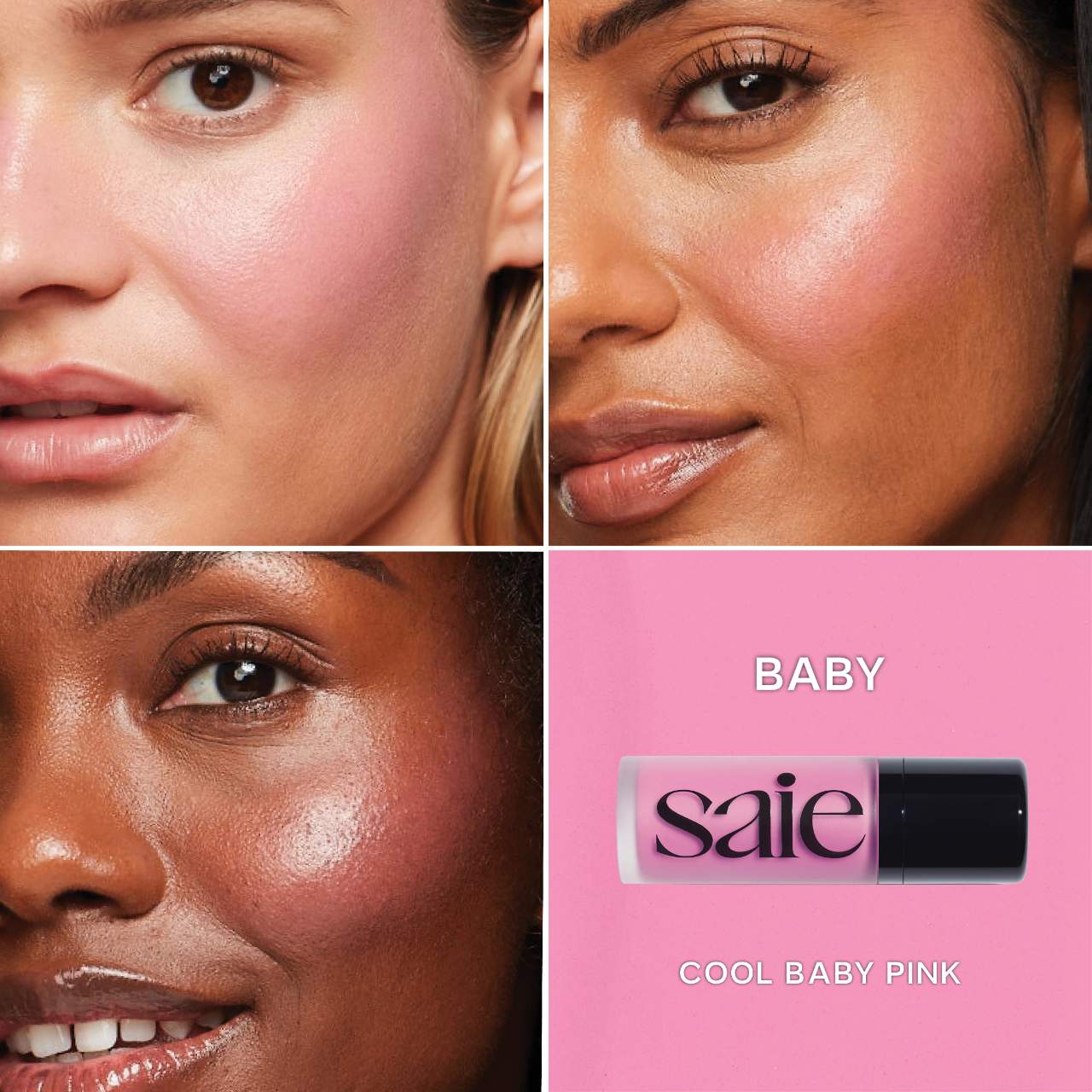 Saie Dew Blush - Blendable Liquid Cheek Blush