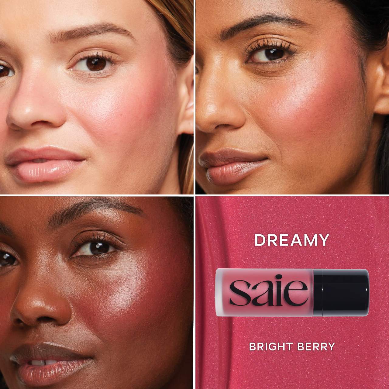 Saie Dew Blush - Blendable Liquid Cheek Blush